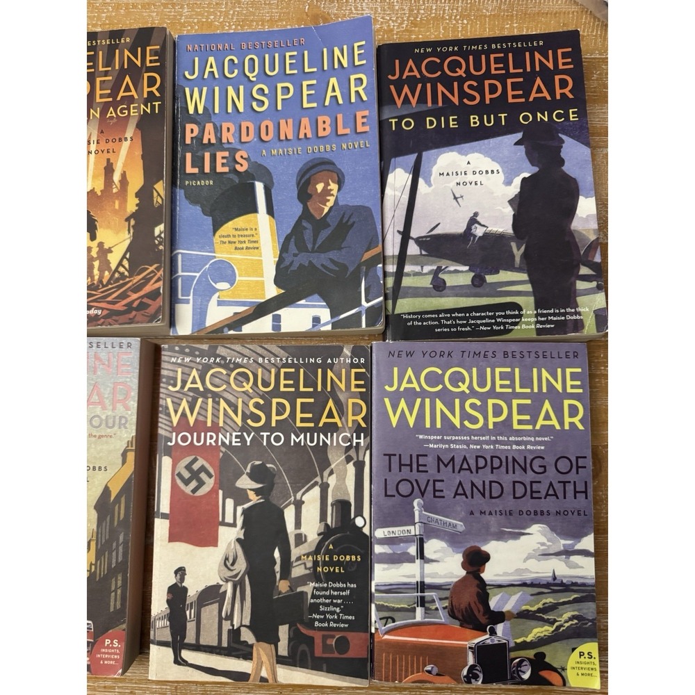 Jacqueline Winspear Maisie Dobbs Mystery 9 Book Lot - Picture 3 of 5